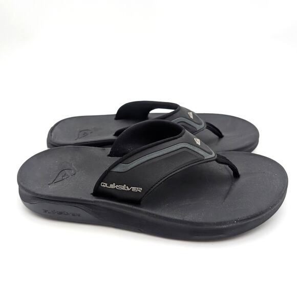 Quiksilver Mathodic Recovery Comfort Slide Sandal Men's Black Size US9 EU42 - Picture 4 of 11